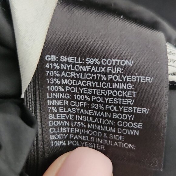 The North Face| Mauna Kea down Hoodie jacket parka black sz M - Picture 2 of 10